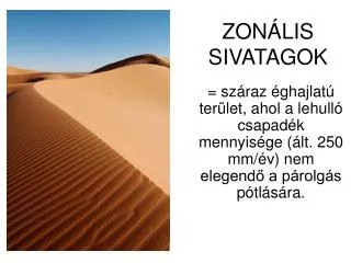 zon lis sivatagok