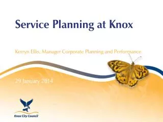 Service Planning at Knox