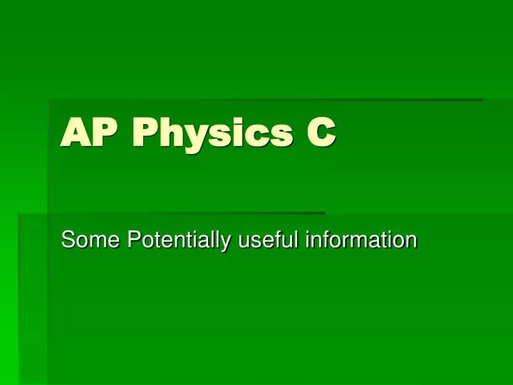ap physics c