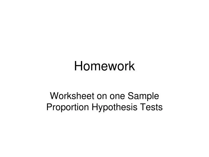 homework