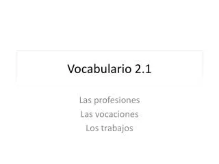 vocabulario 2 1