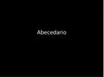 Abecedario - slide 1
