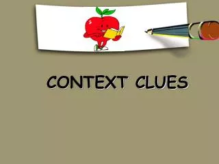 CONTEXT CLUES