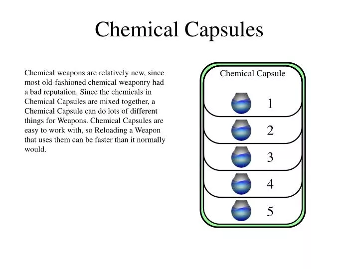 chemical capsules