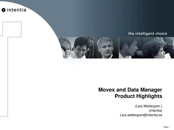 movex and data manager product highlights