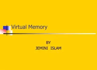 Virtual Memory