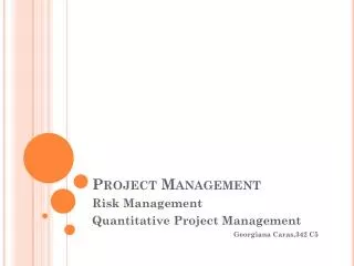 project management