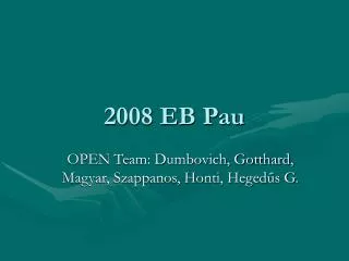 2008 eb pau