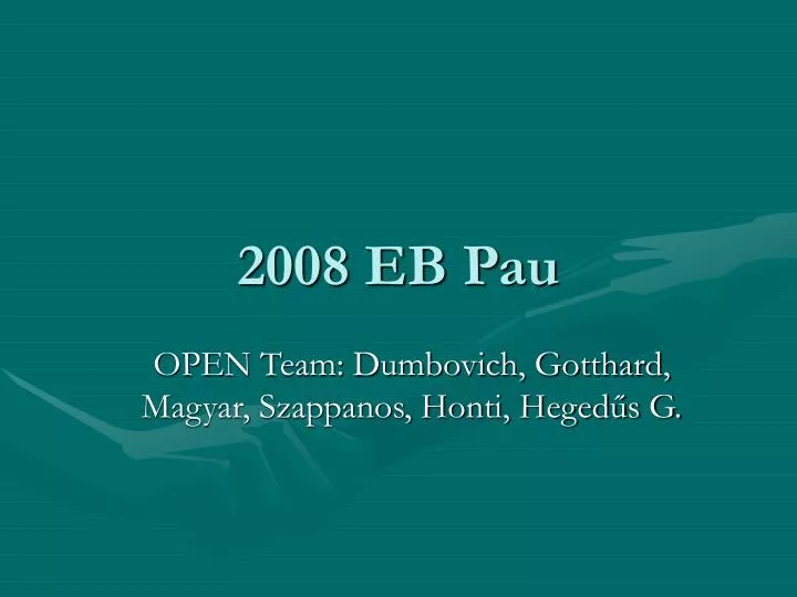 2008 eb pau