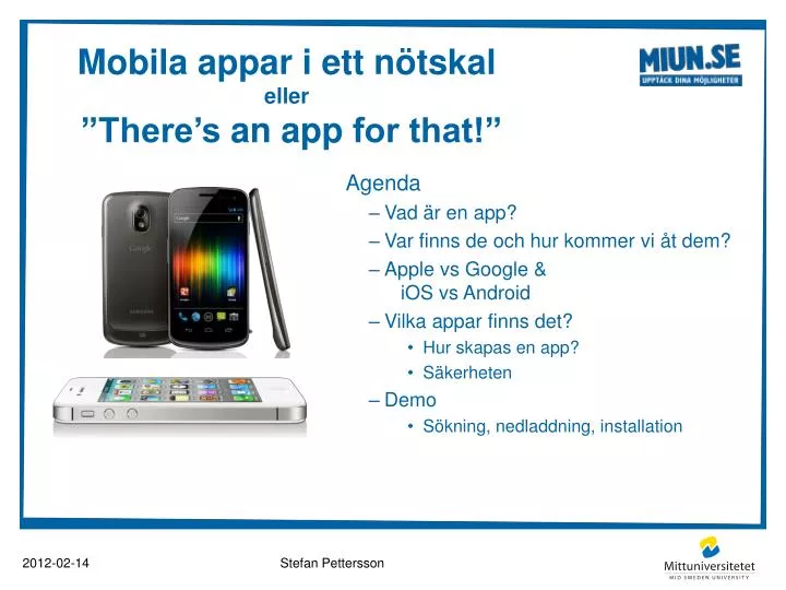 mobila appar i ett n tskal eller there s an app for that