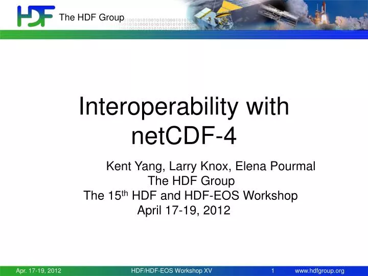 interoperability with netcdf 4