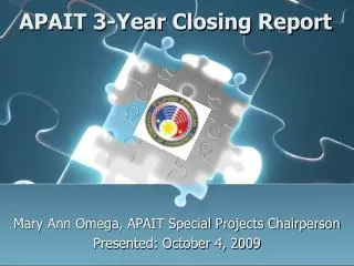 APAIT 3-Year Closing Report