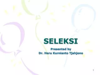 seleksi