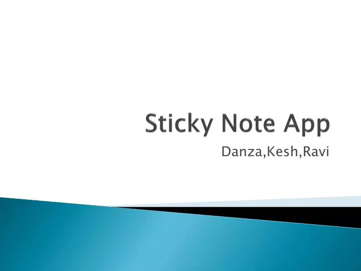 sticky note app