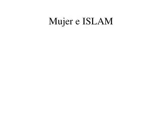 mujer e islam
