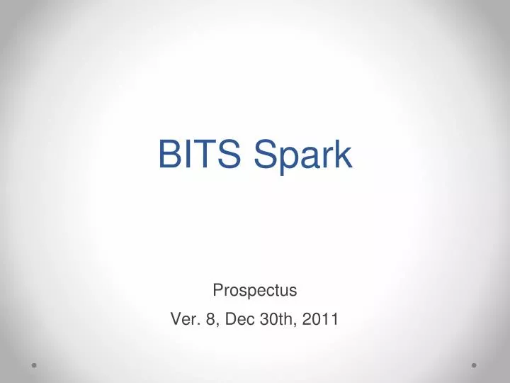 bits spark