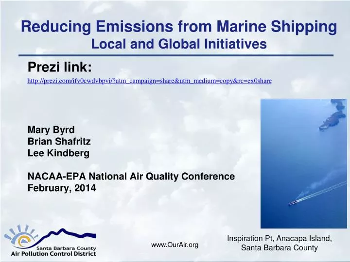 reducing emissions from marine shipping local and global initiatives