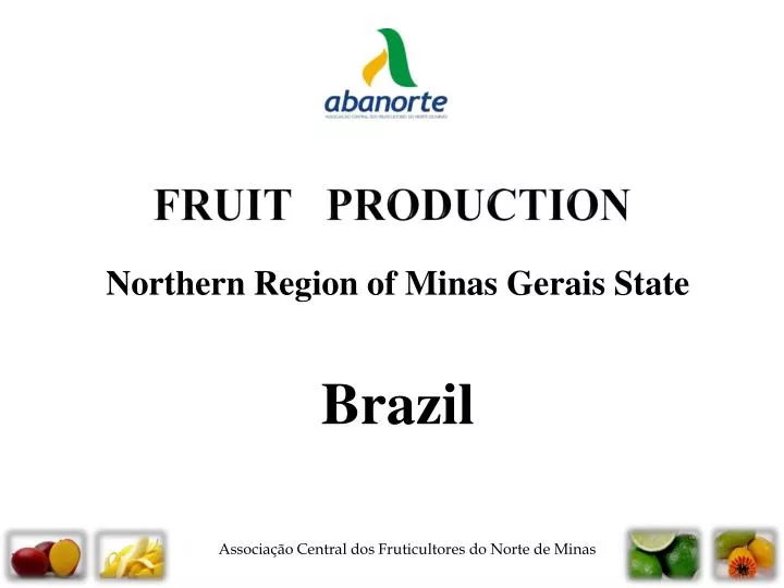 fruit production