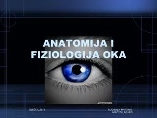 anatomija i fiziologija oka