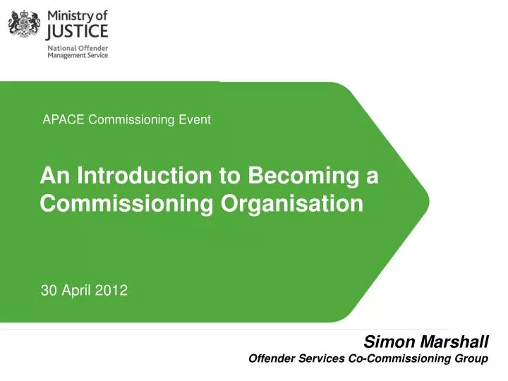 an introduction to becoming a commissioning organisation