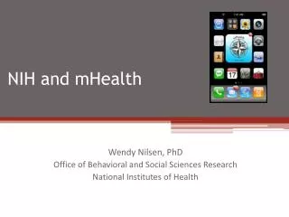 NIH and mHealth