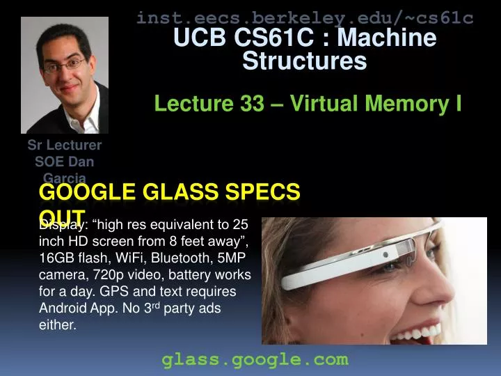 google glass specs out