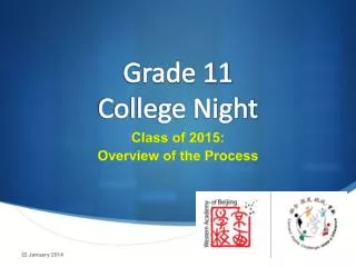 Grade 11 College Night
