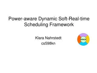 Power-aware Dynamic Soft-Real-time Scheduling Framework