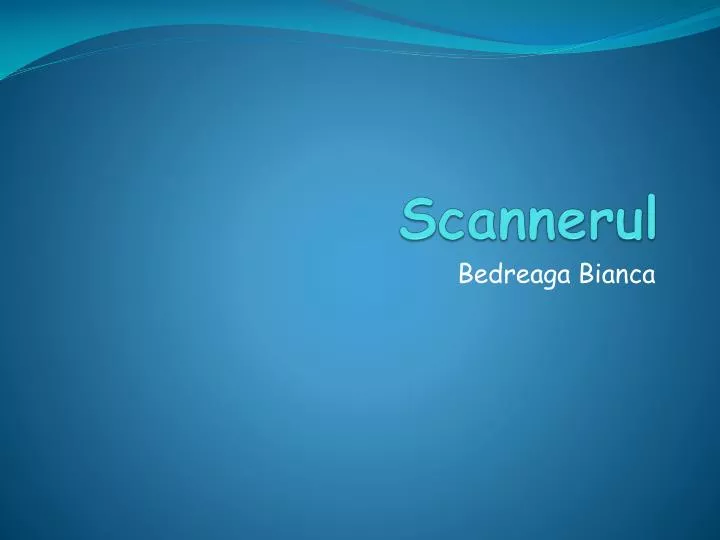 scannerul