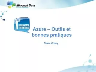 azure outils et bonnes pratiques