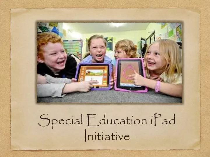 special education ipad initiative
