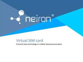 Virtual SIM card A brand-new technology in mobile telecommunication