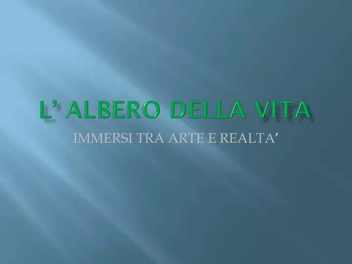 l albero della vita