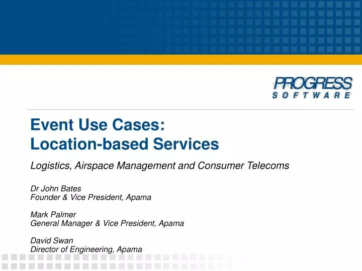 event use cases location based services