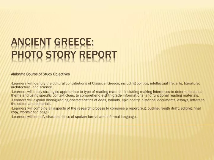 ancient greece photo story report