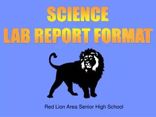 SCIENCE LAB REPORT FORMAT