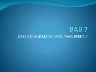 bab 7