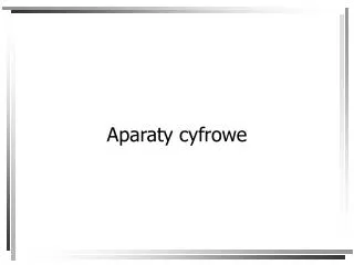 aparaty cyfrowe