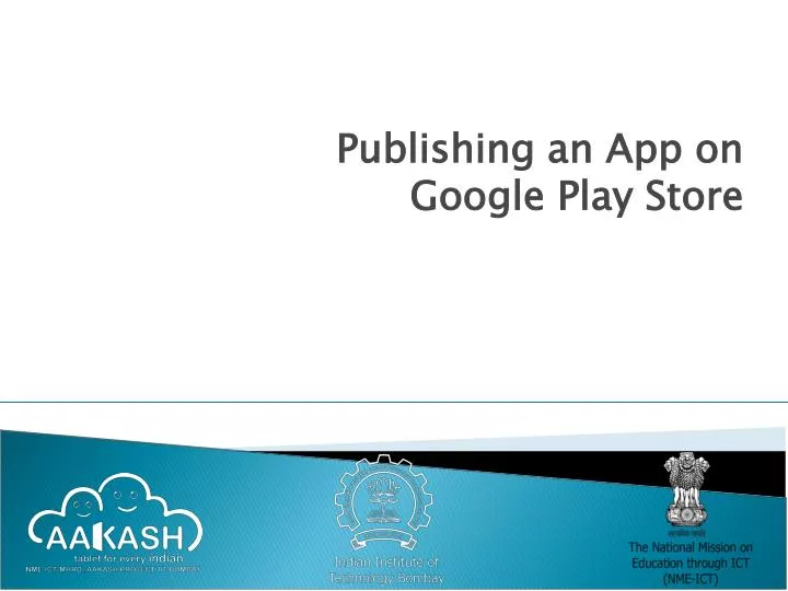 publishing an app on google play store