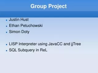 Group Project