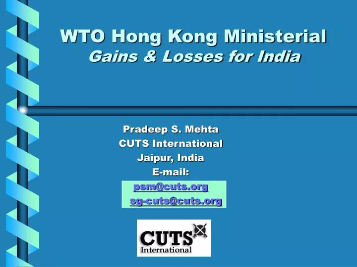 wto hong kong ministerial gains losses for india