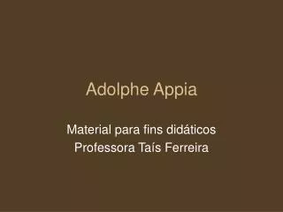adolphe appia