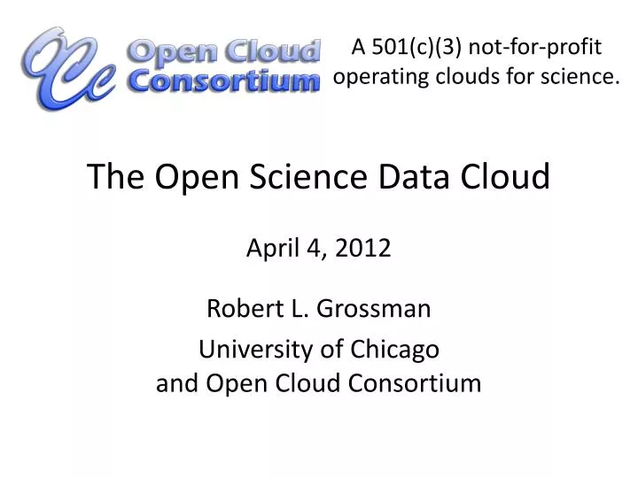 the open science data cloud