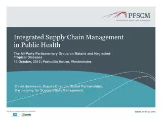integrated supply chain management in public health
