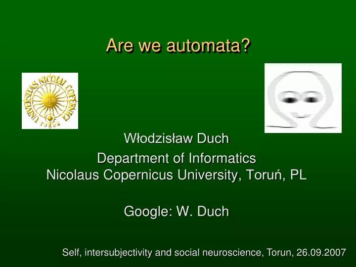 are we automata