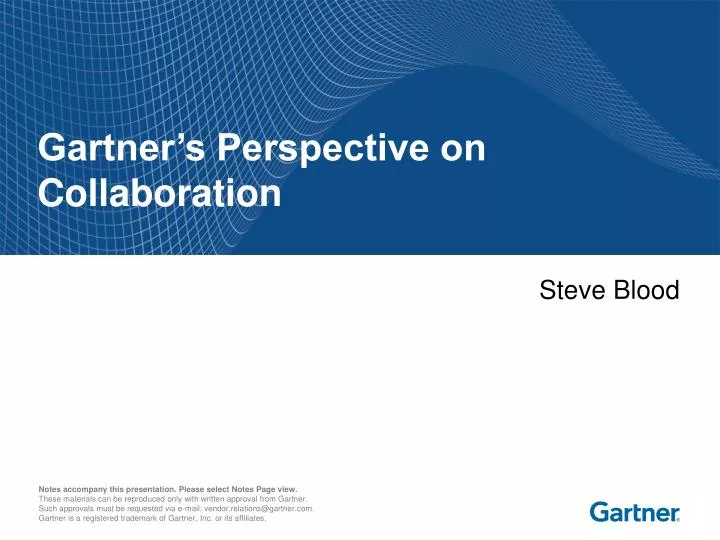gartner s perspective on collaboration