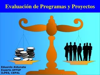 evaluaci n de programas y proyectos