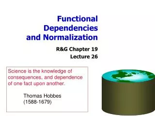 functional dependencies and normalization
