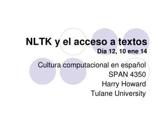 nltk y el acceso a textos d a 12 10 ene 14