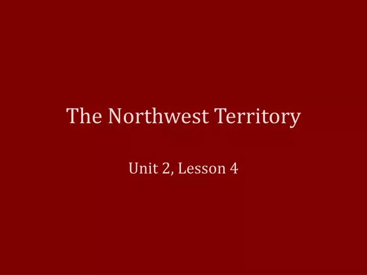 the northwest territory
